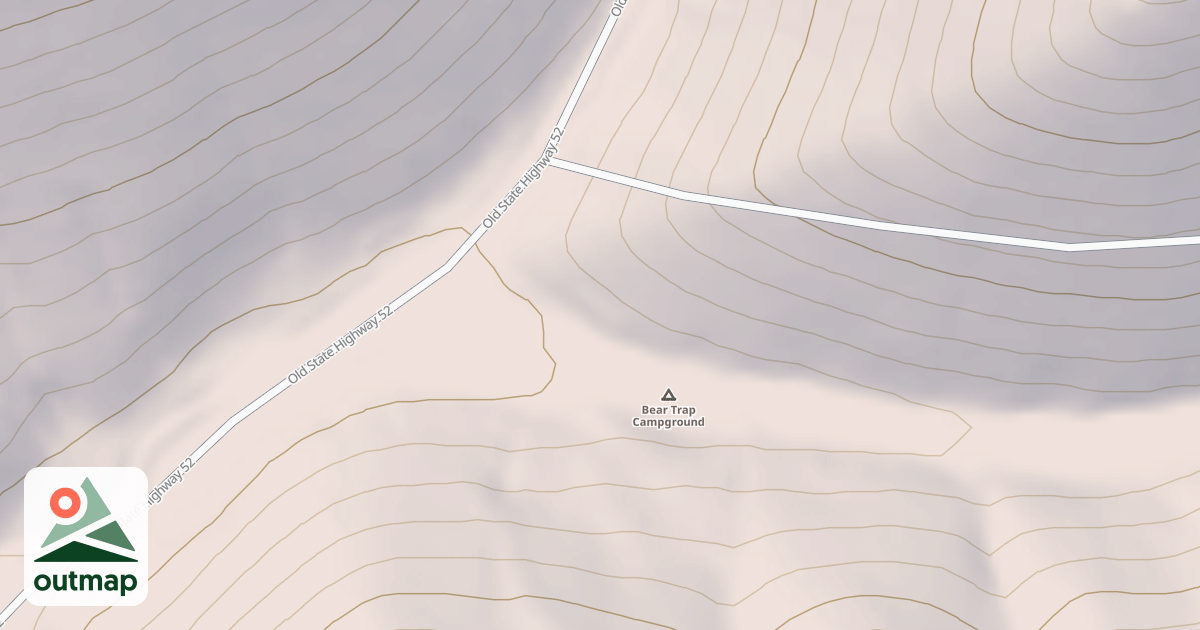Map of BEAR TRAP CANYON