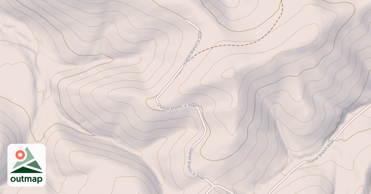 Map of QUARTER BRANCH A