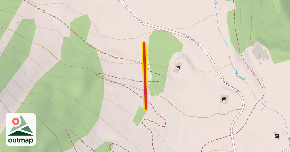 Map of Wildcat Handle Tow