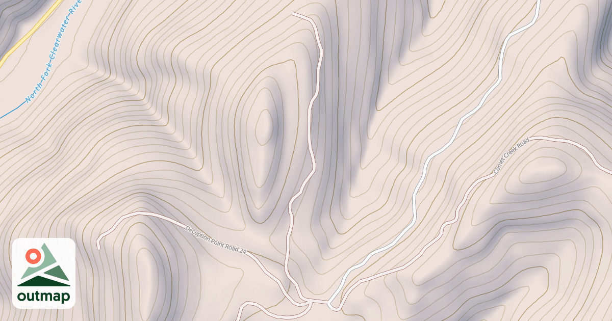 Map of HIDDEN CREEK OVERLOOK