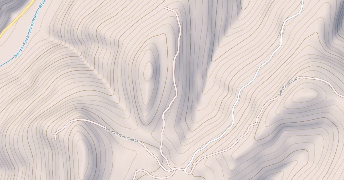 Map preview of HIDDEN CREEK OVERLOOK