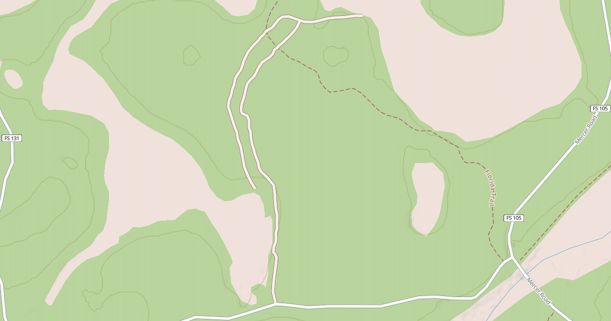 Map preview of USFS National Forest System Roads {1C443FC9-BC88-4892-B0D1-62A544F596FC}