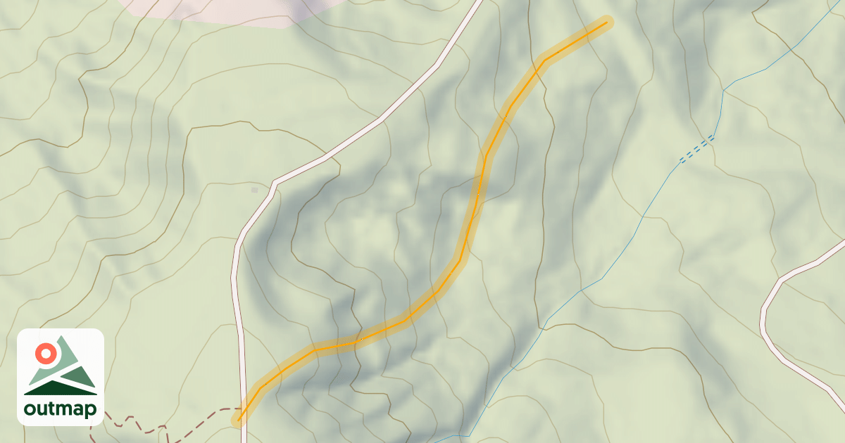 Map of Brec Hors Piste