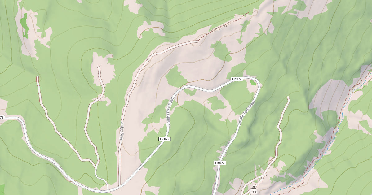Map preview of RIDGE SPUR