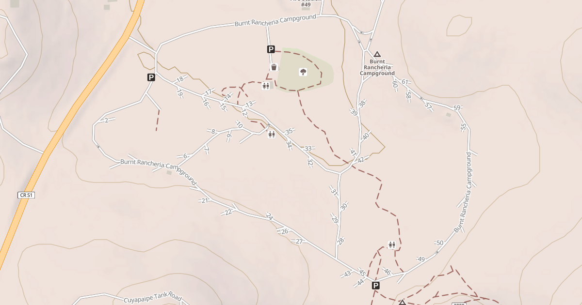 Map preview of BURNT RANCHERIA CG