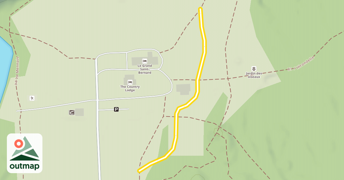 Map of A1 Grande-Allée