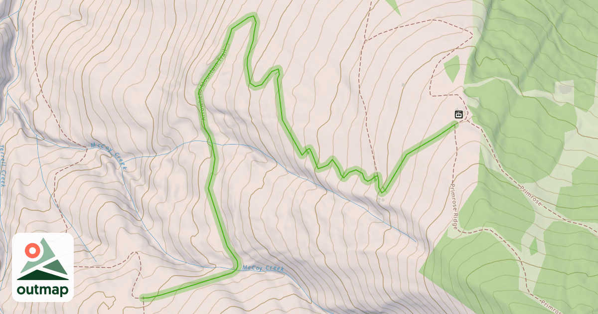 Map of Arrowhead Mountain Trail
