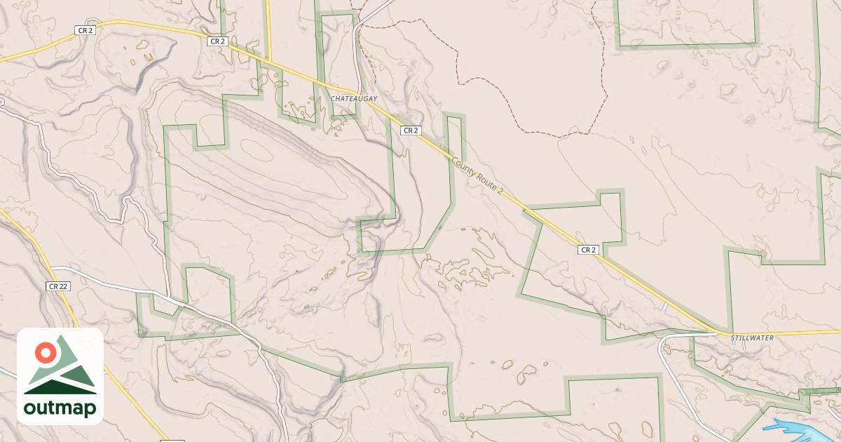 Map of Snowmobile Trail