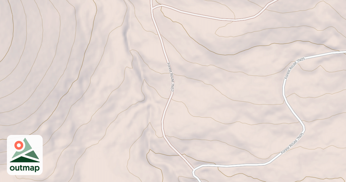 Map of USFS National Forest System Roads {E976F2F4-C625-46C8-B815-F0553296DD10}