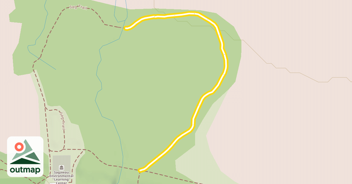 Map of Sag Trail