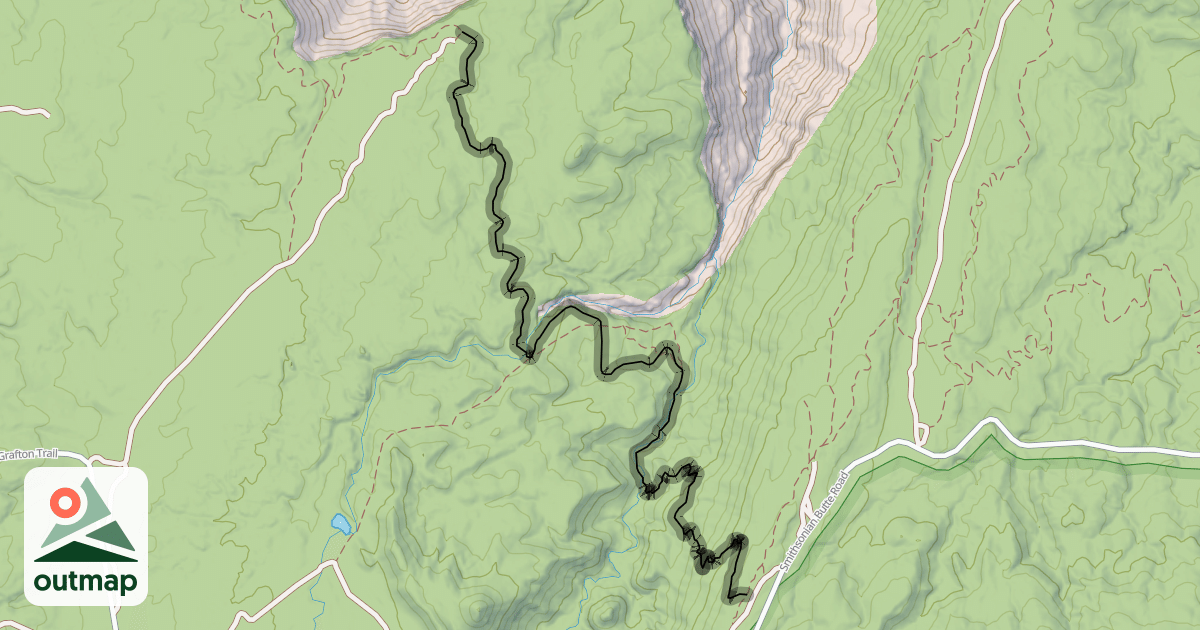 Map of Grafton Wash Trail