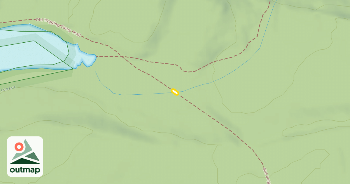 Map of Old Logging Camp Trail