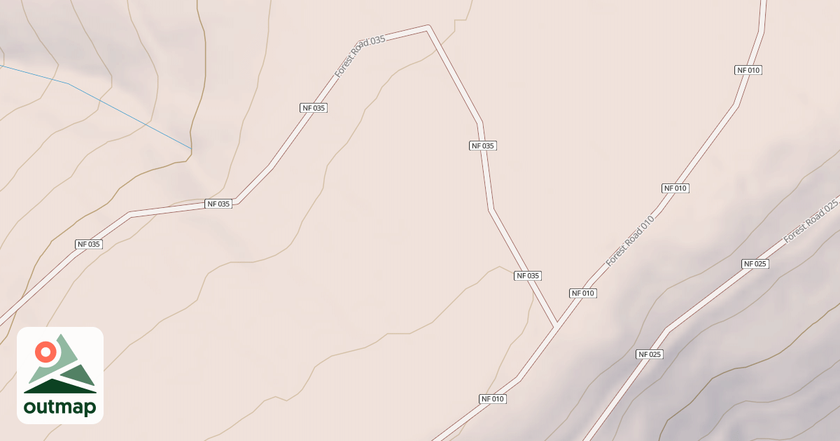 Map of USFS National Forest System Roads {F52FD22E-4F43-4163-AB51-22E977931127}