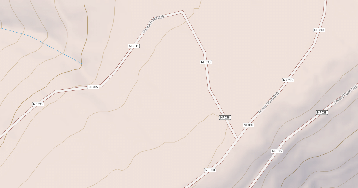 Map preview of USFS National Forest System Roads {F52FD22E-4F43-4163-AB51-22E977931127}