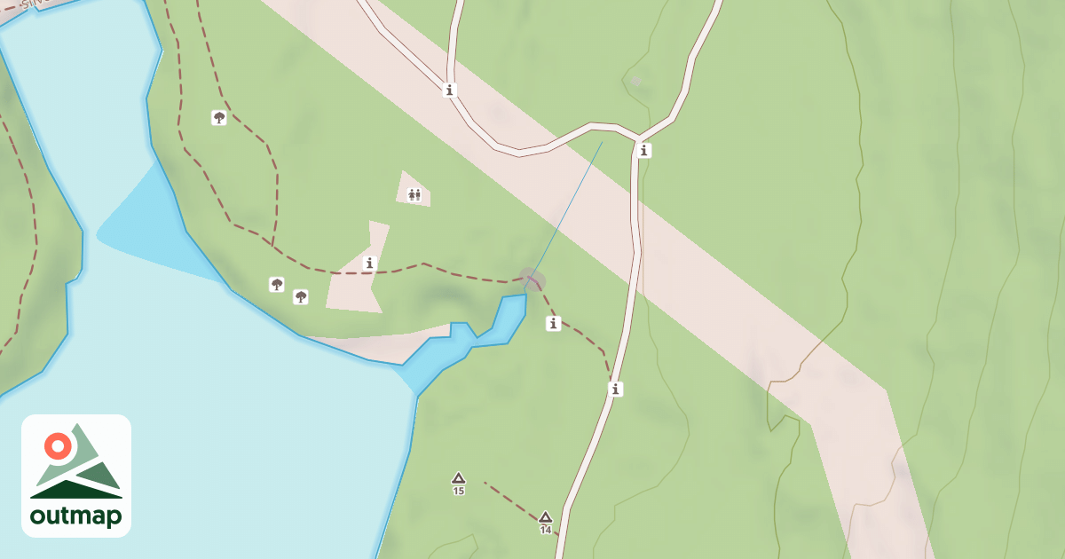 Map of Leicester Hollow Trail