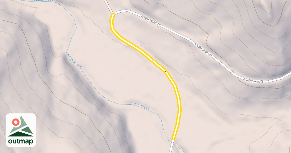 Map of Forest Road 41