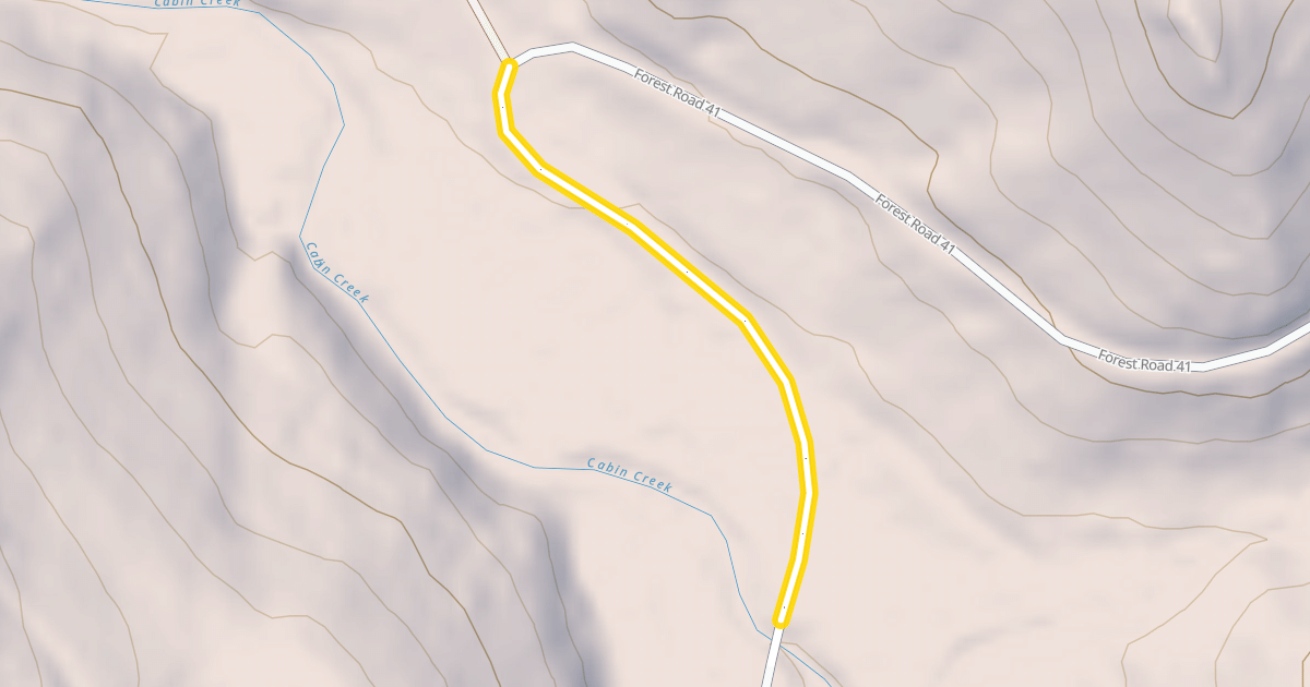 Map preview of Forest Road 41