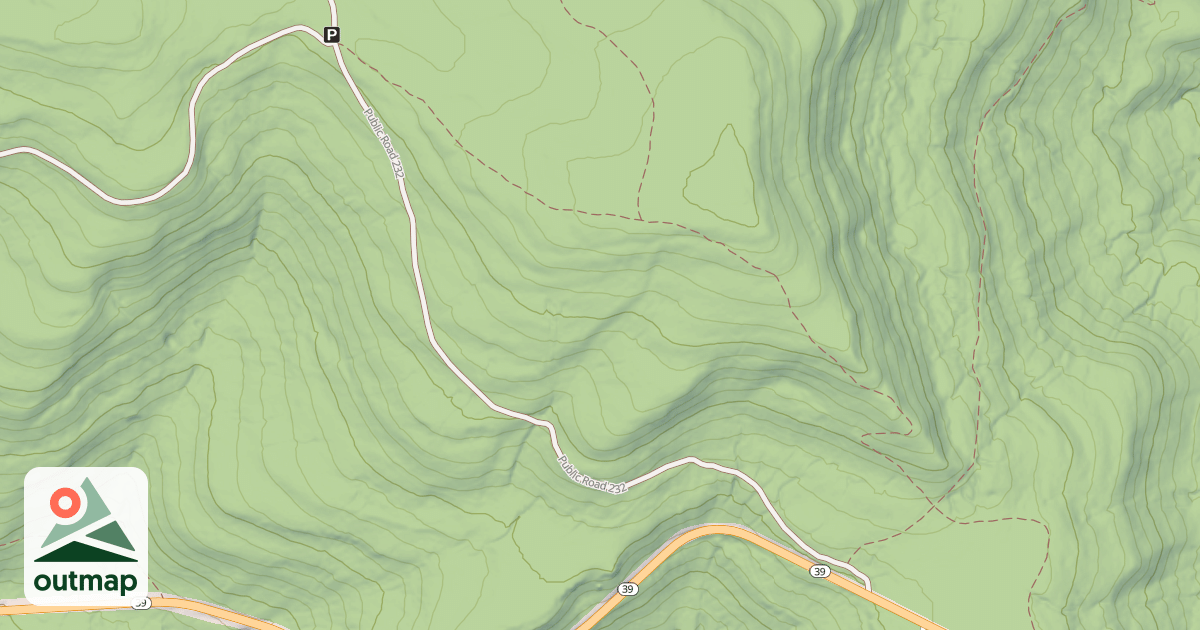 Map of DOGWAY SOUTH