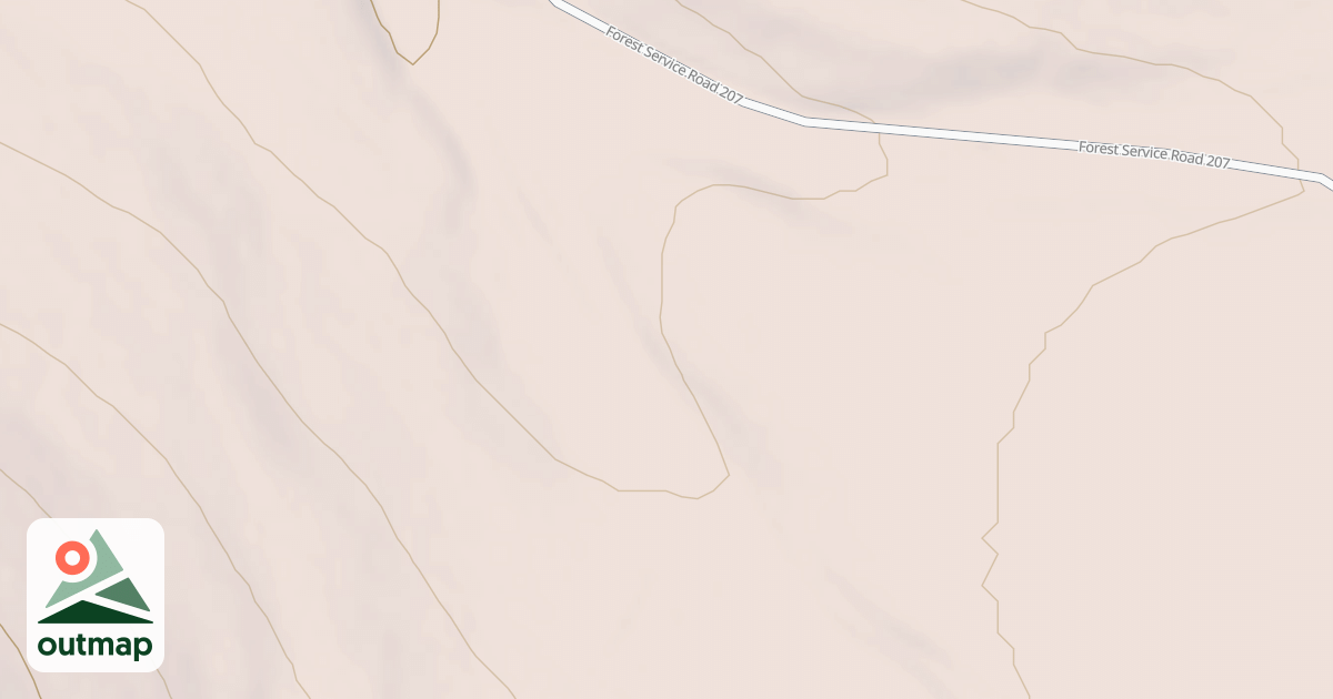 Map of DUMONT BRANCH 1D