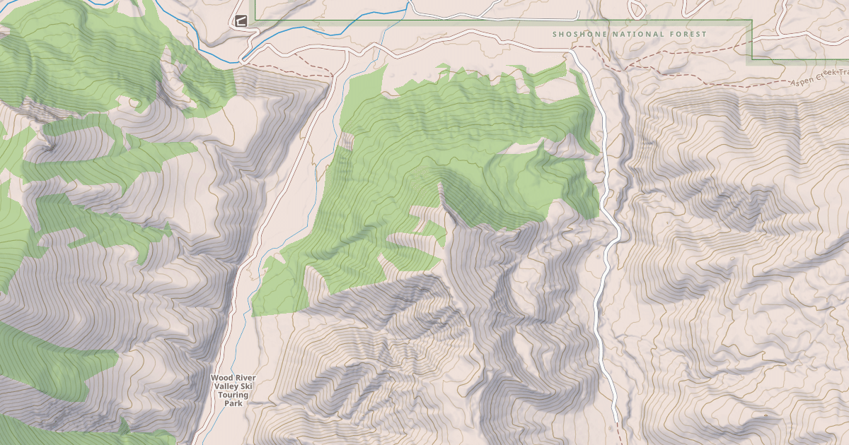 Map preview of BROWN CREEK