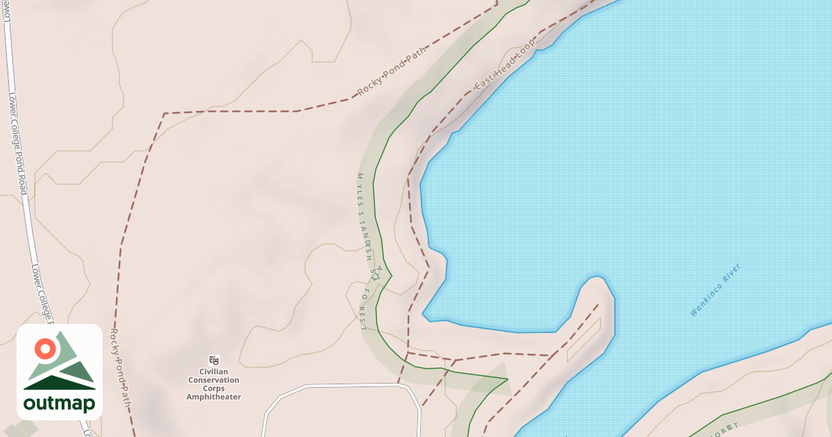 Map of Easthead Reservoir Trail