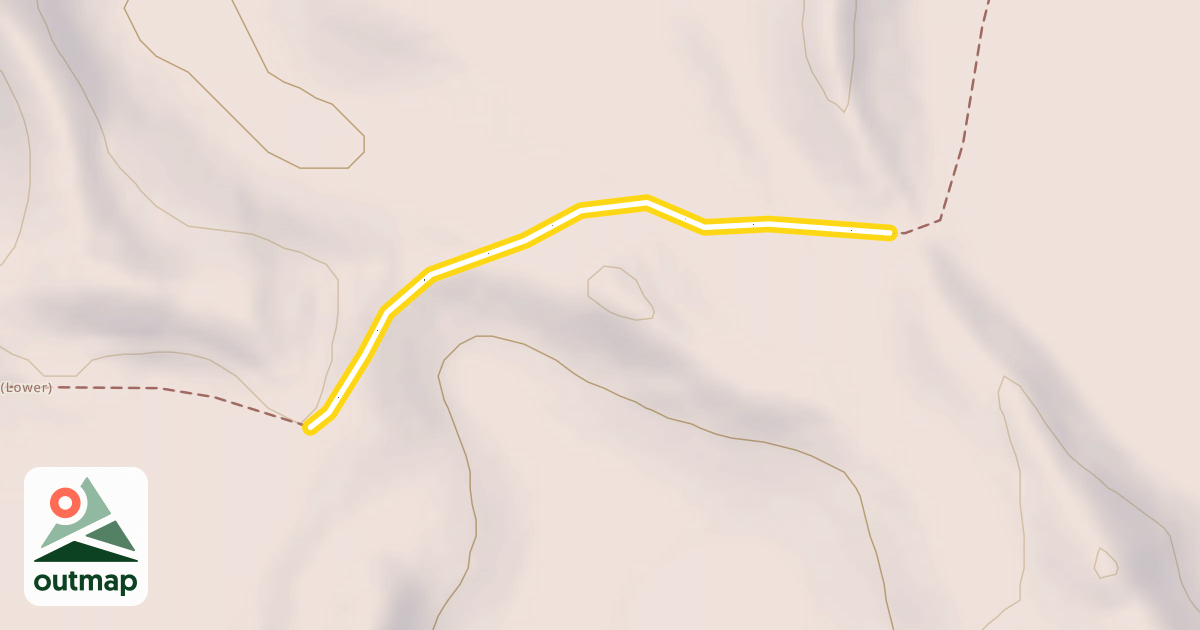 Map of Winthrop Trail (Lower)
