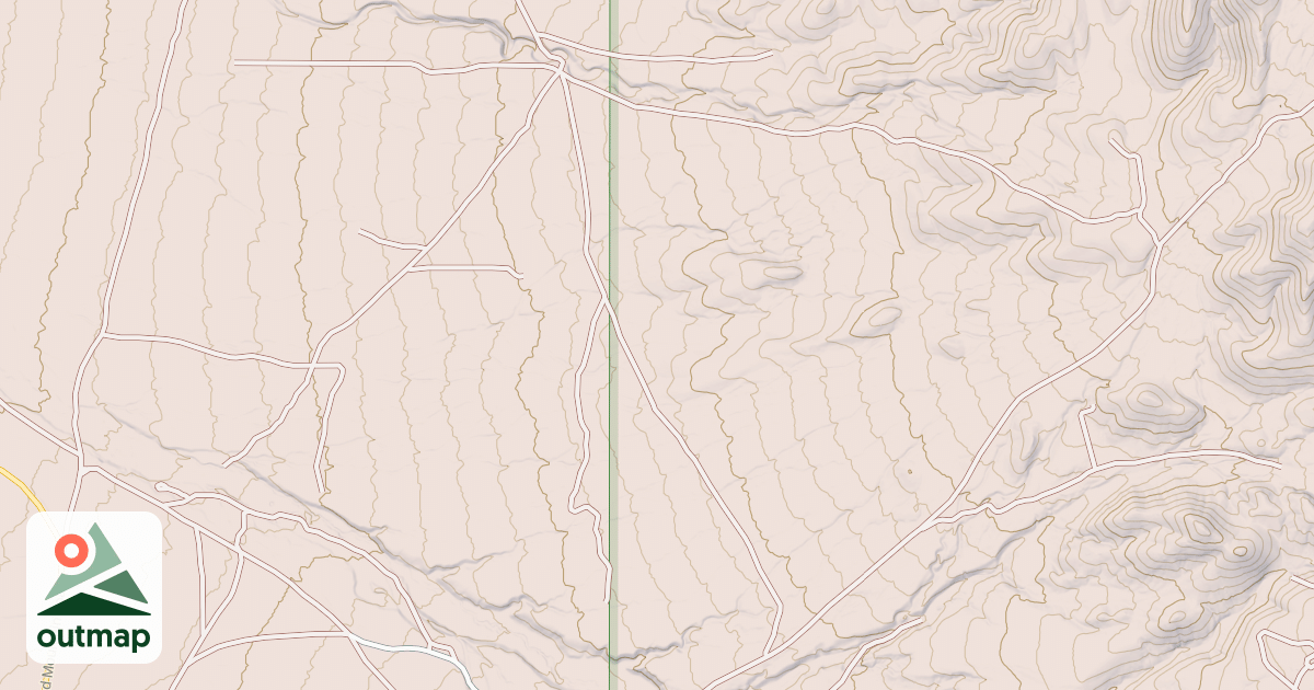 Map of BOUNDARY LINE ROAD