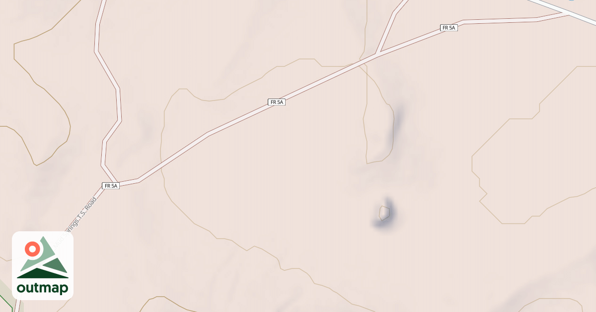 Map of MUD SPRINGS T.S.