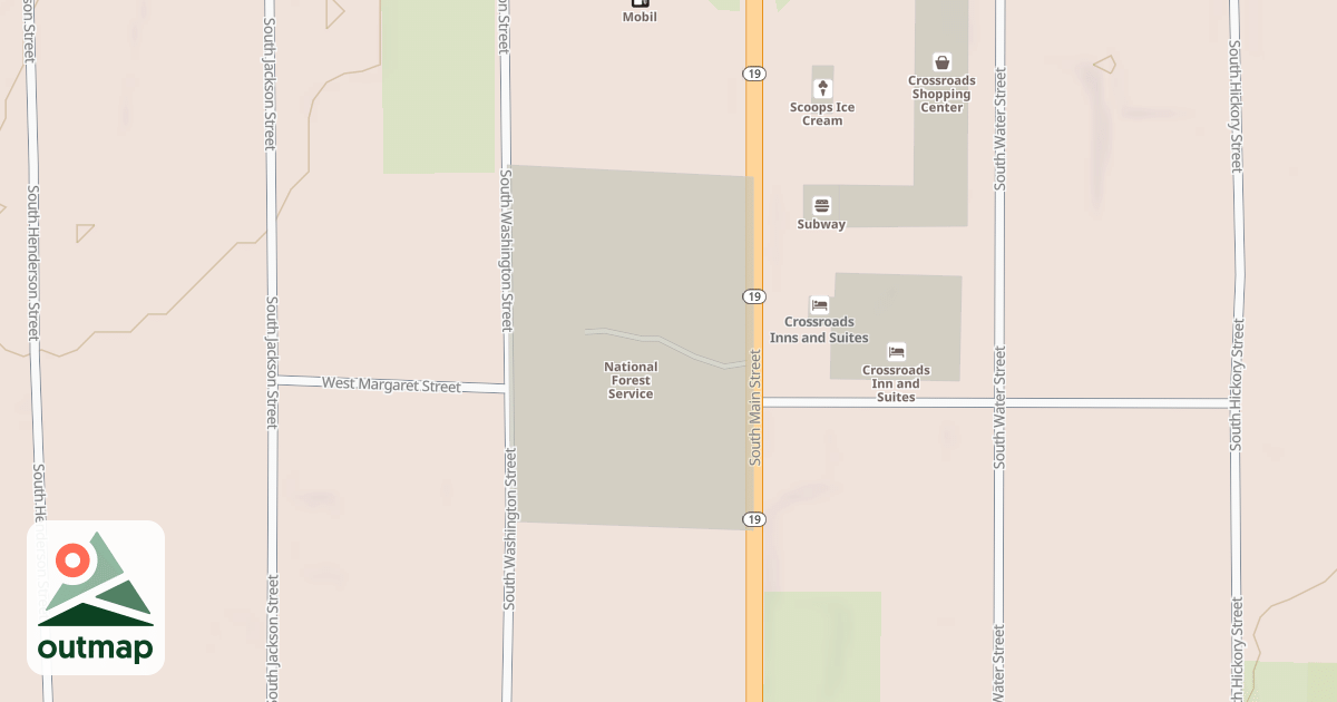 Map of SALEM ADMIN SITE in Dent