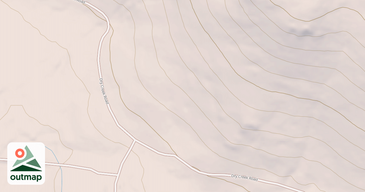 Map of DRY CREEK
