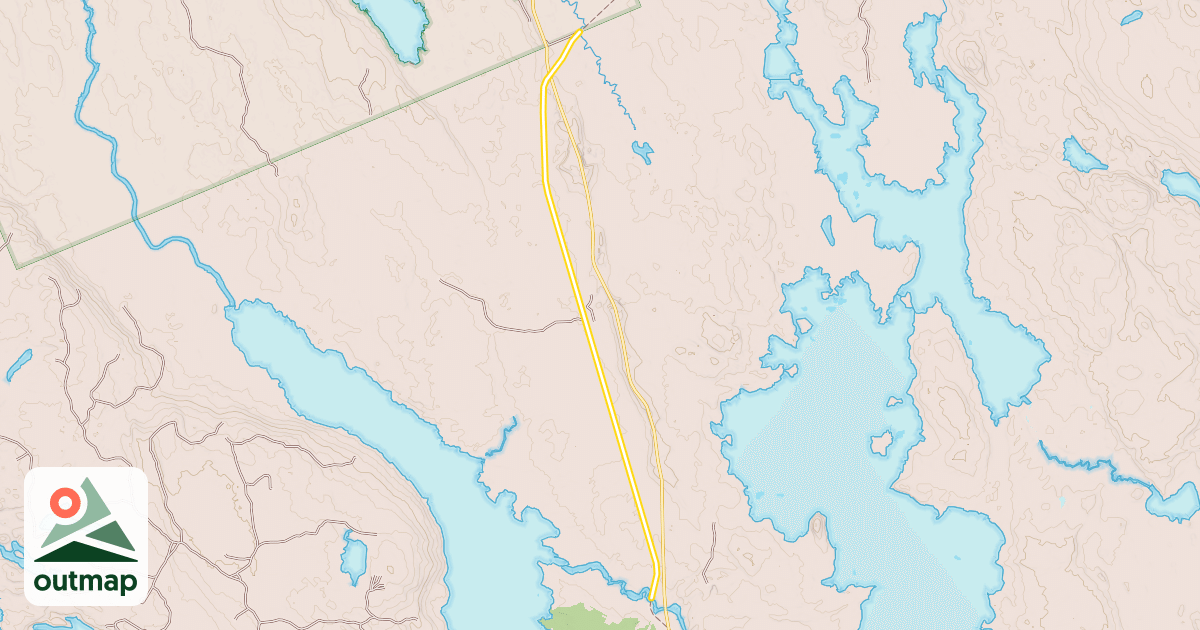 Map of Down East Sunrise Trail
