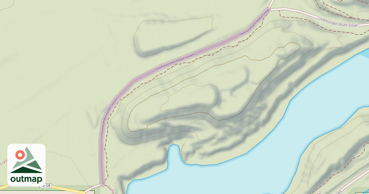 Map of Overburden Road South