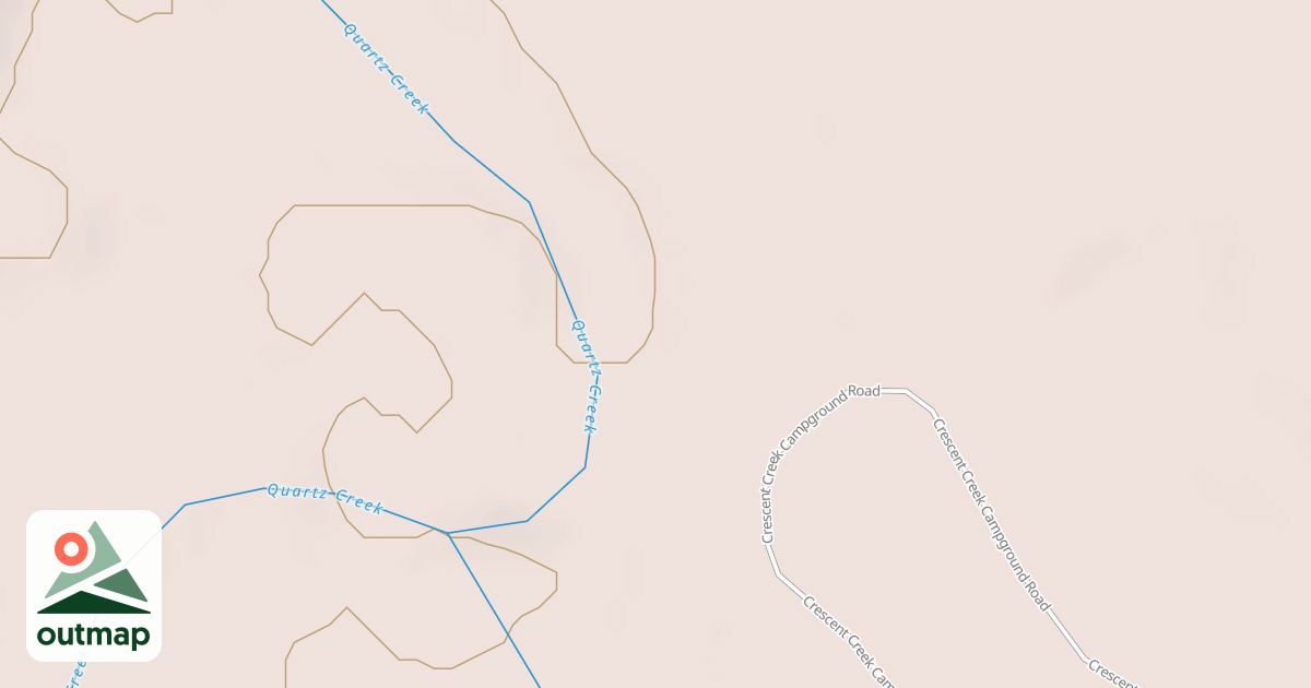 Map of CRESCENT CREEK CG PARKING RD