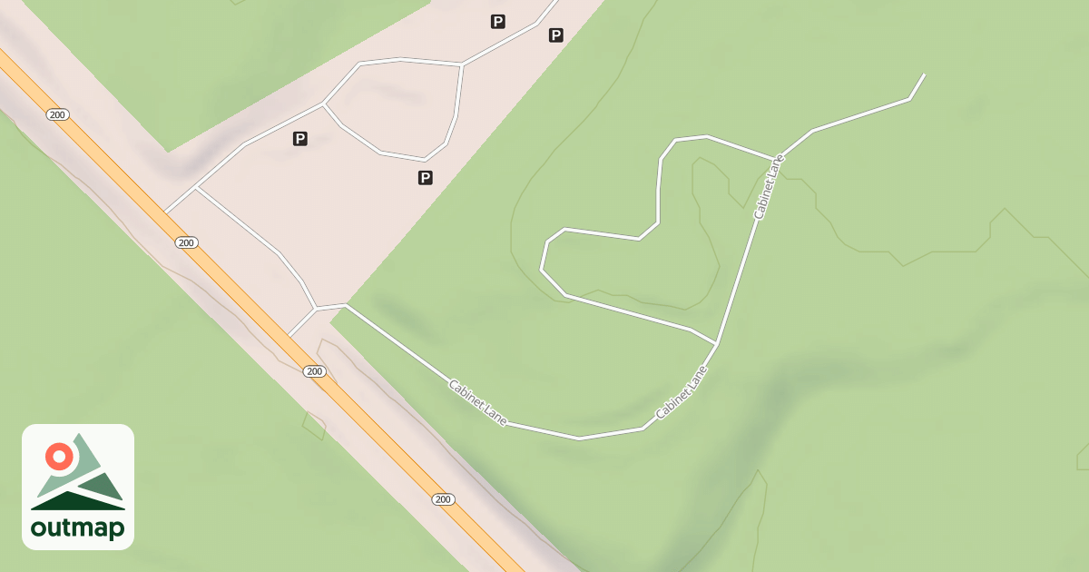 Map of CABINET RESIDENCE ROAD