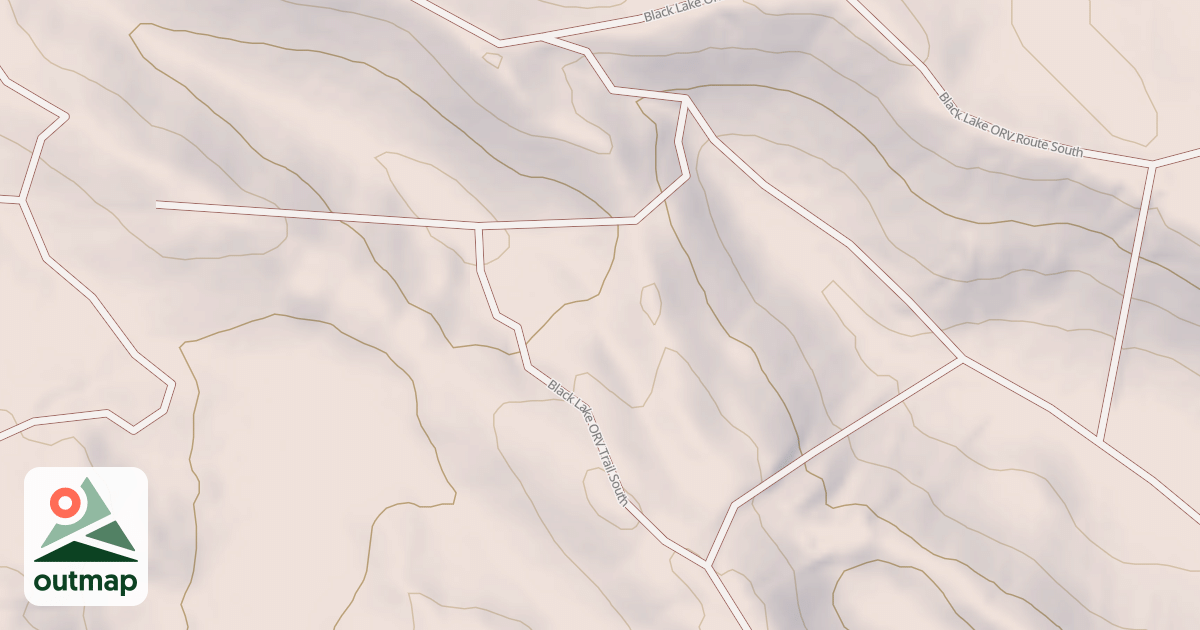 Map of Black Lake Trail