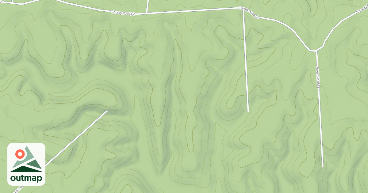 Map of DEER LICK
