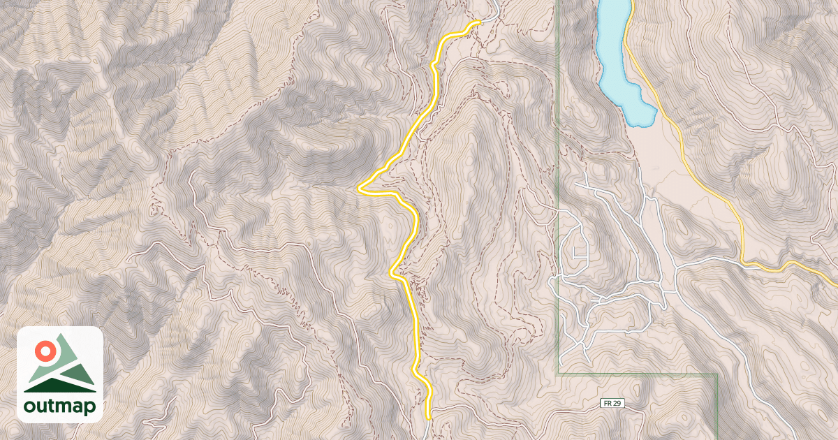 Map of Thompson Road