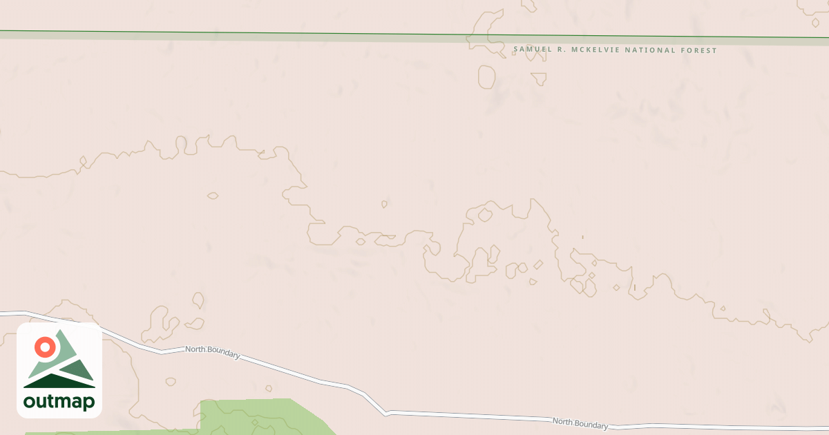 Map of NORTH BOUNDARY SPUR