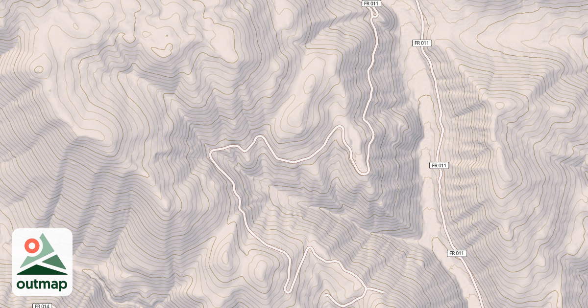 Map of SKUNK CR