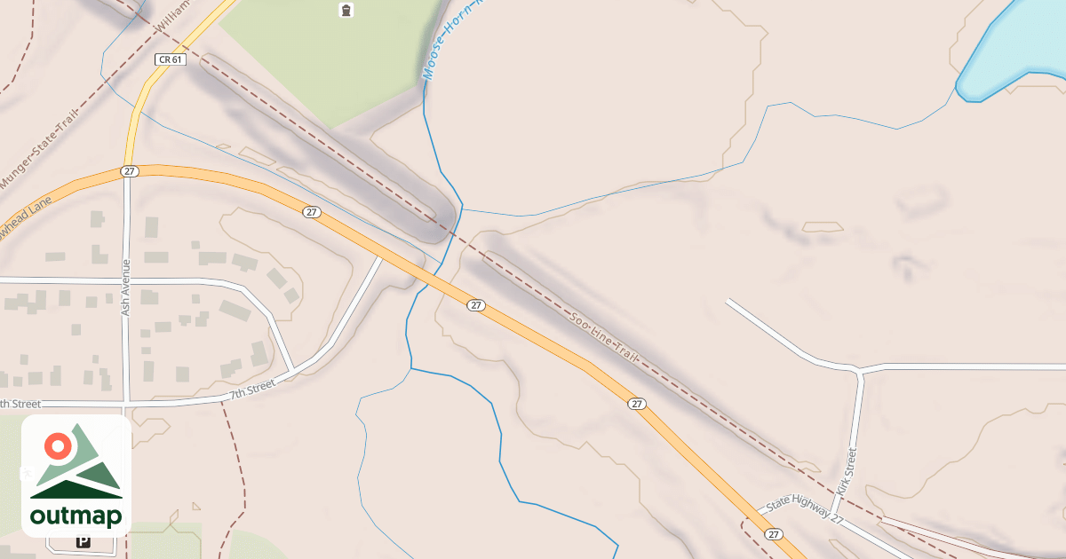 Map of Soo Line South: Carlton