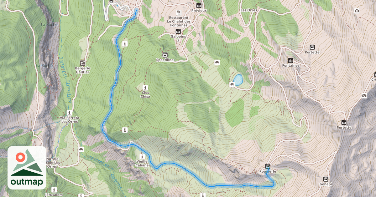 Map of Grand'cabane