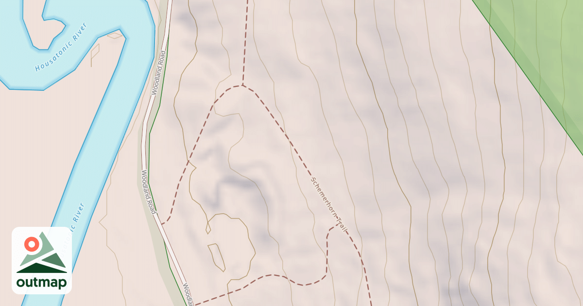 Map of Schemerhorn Trail