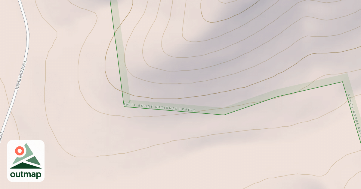 Map of BURRS BRANCH