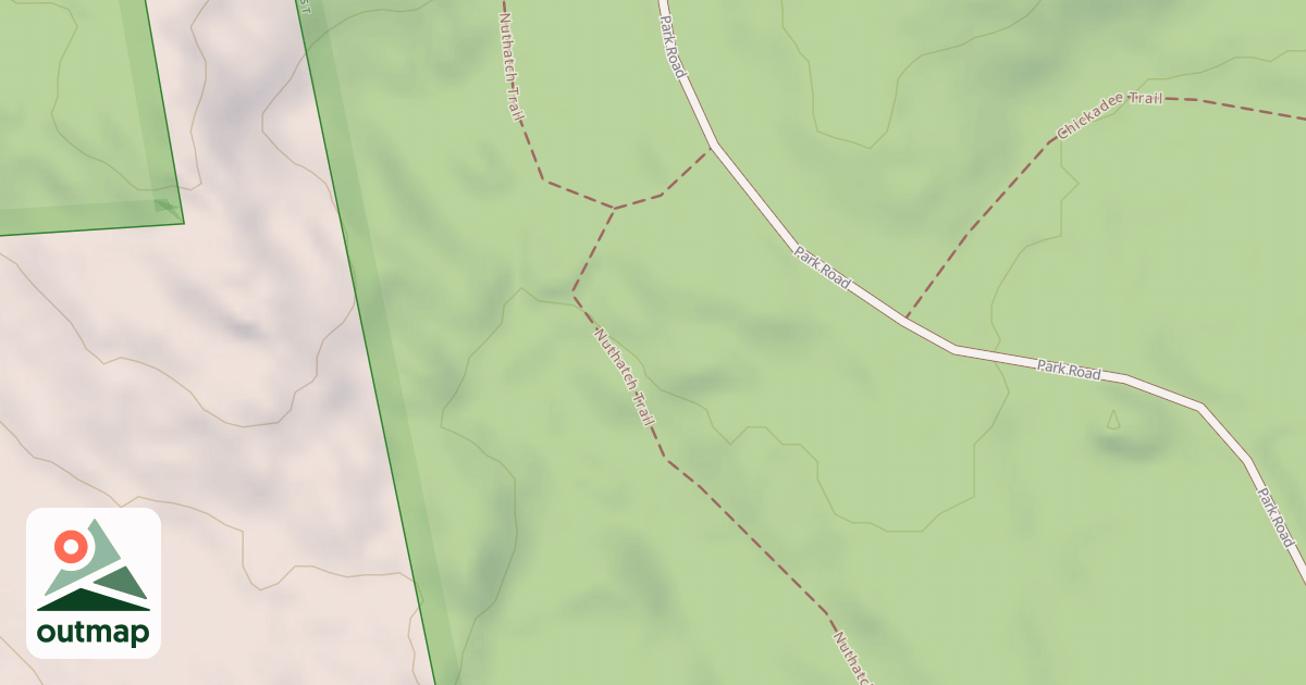 Map of Nuthatch Trail
