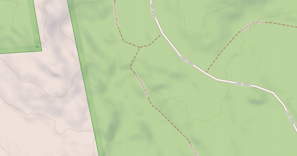 Map preview of Nuthatch Trail