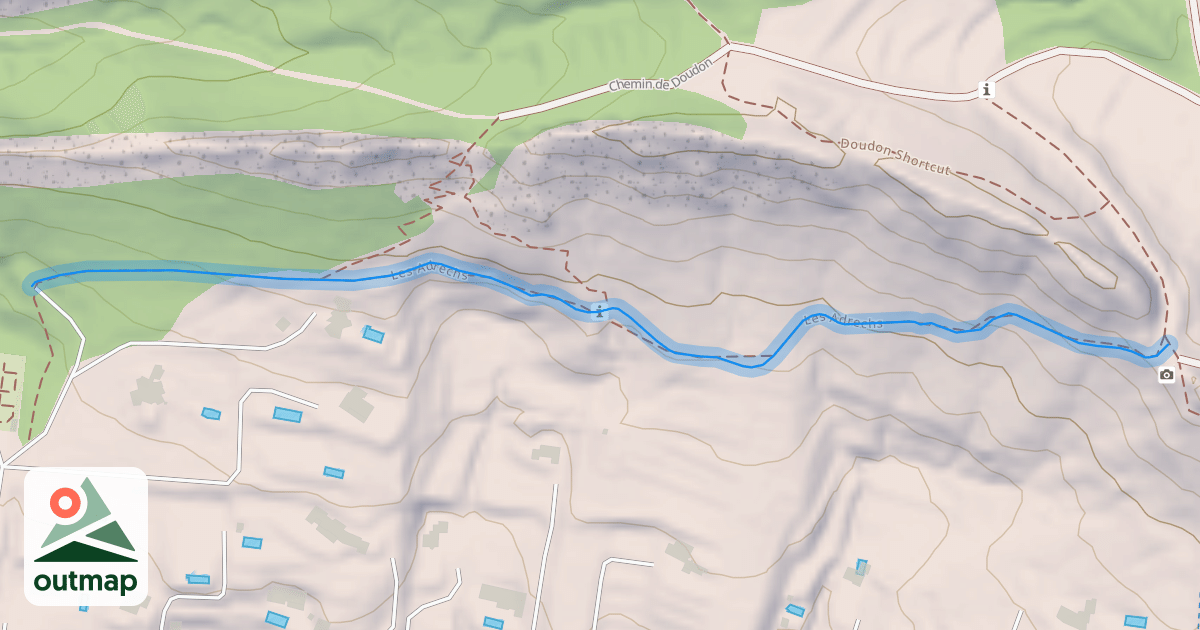 Map of Les Adrechs