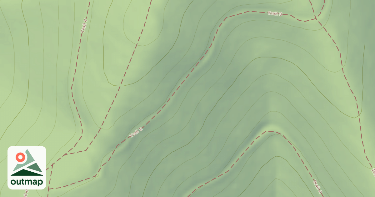 Map of Canfield Mtn Tr Cmplex Trail-B