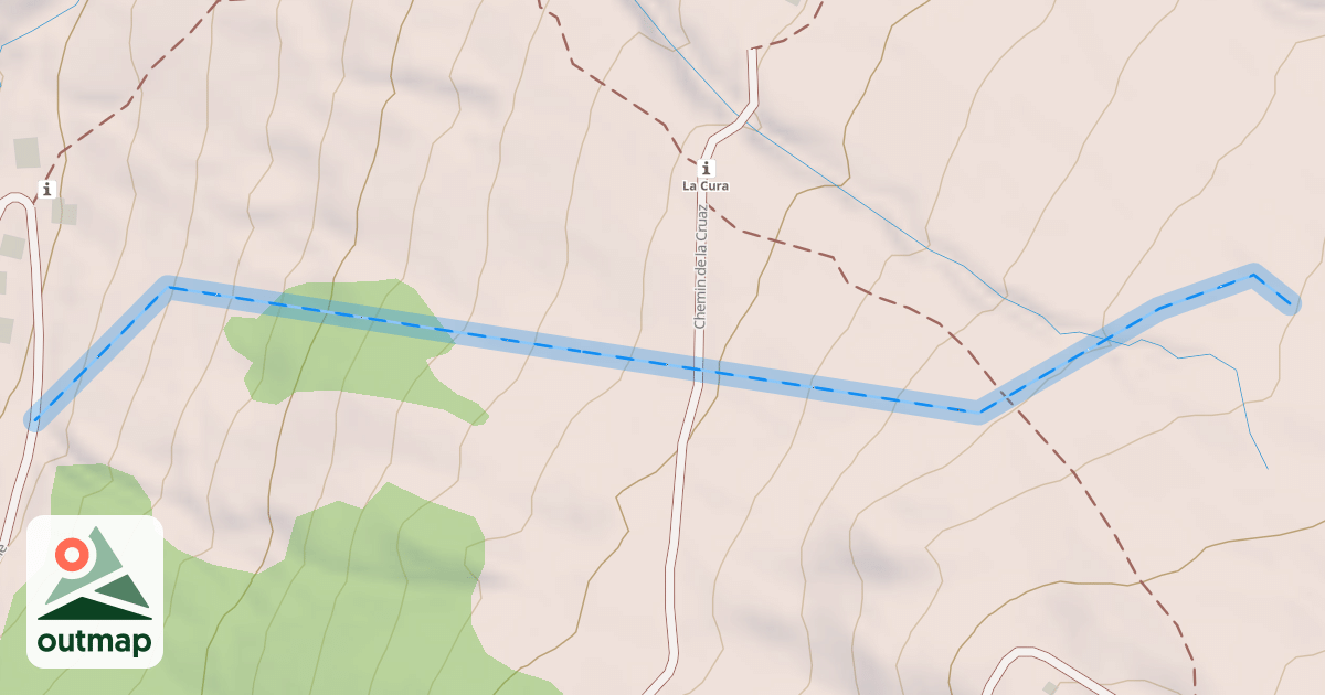 Map of (abandonné) piste