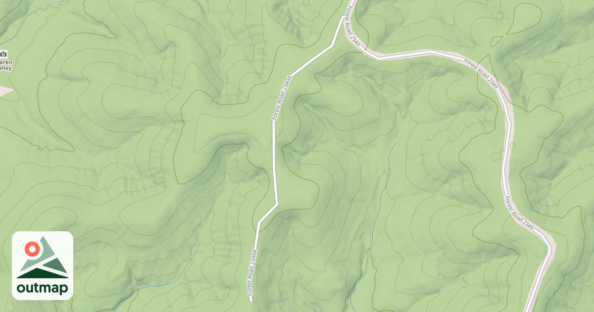 Map of WARREN VALLEY SPUR A