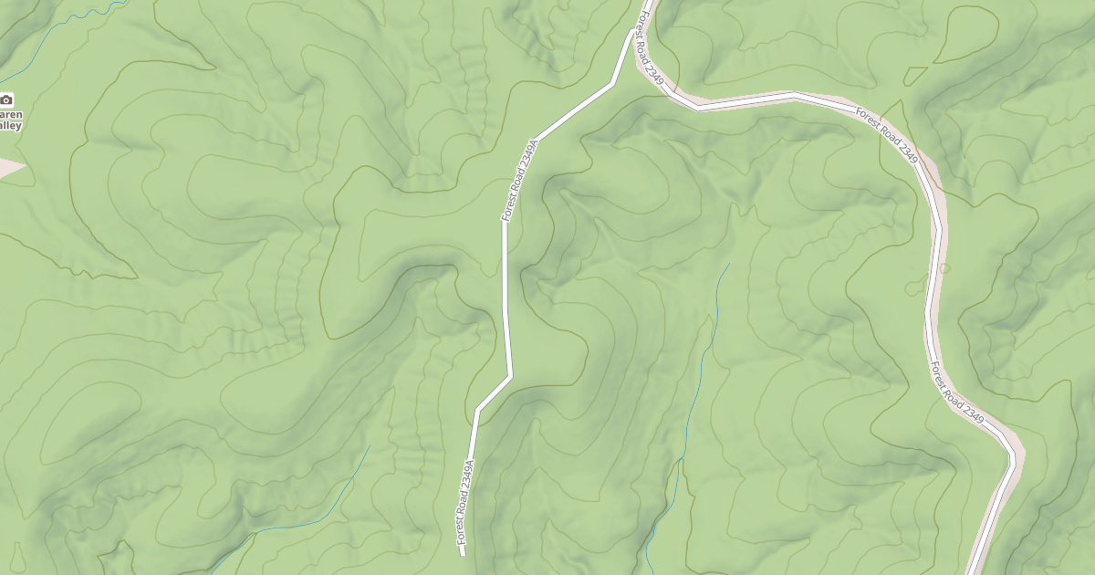 Map preview of WARREN VALLEY SPUR A